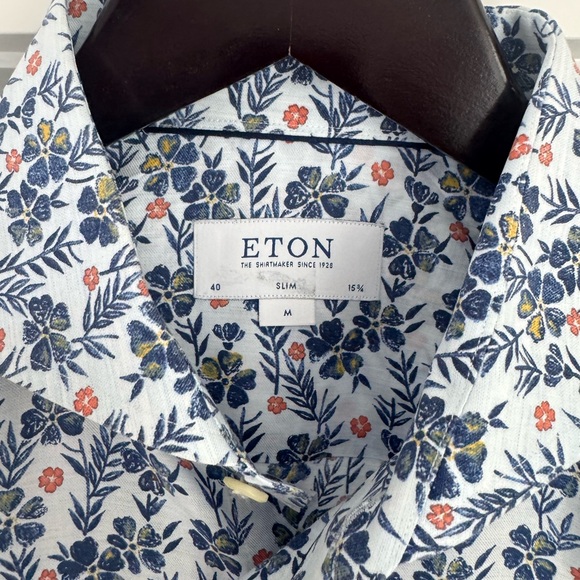 Mens Eton button down shirt - Picture 3 of 3